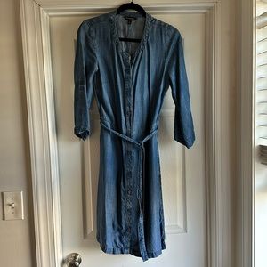 Soft Denim Midi Dress